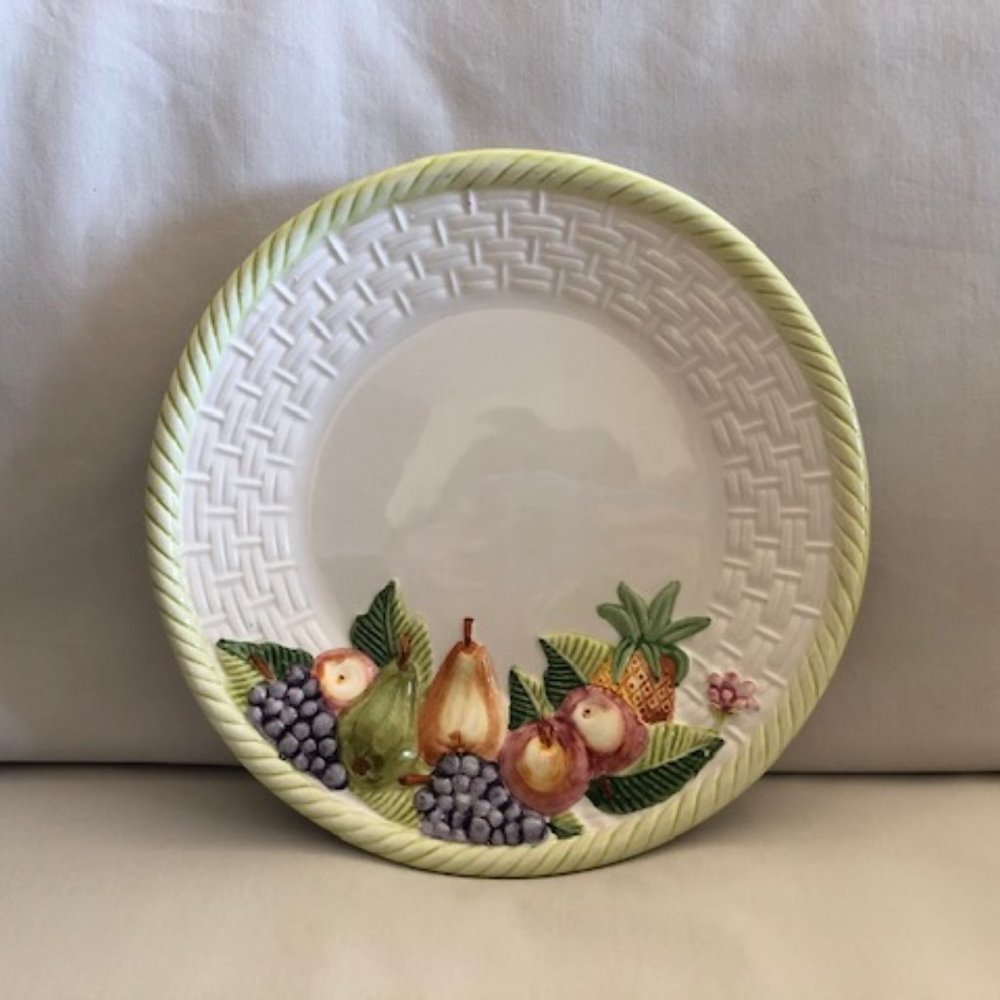 Harry & David Fruit Majoilica Plate